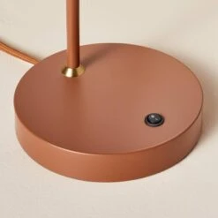 20" Metal Task Lamp With USB Port Terracotta Brown (Includes LED Light Bulb) - Hearth & Hand™ With Magnolia -Hearth & Hand With Magnolia Shop GUEST 009de372 e973 4433 b4c3 9d6014567bba