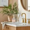Sculpted Glass Soap/Lotion Pump Dispenser Clear/Brass - Hearth & Hand™ With Magnolia -Hearth & Hand With Magnolia Shop GUEST 017e83f2 f15b 4fb8 ad42 3ab3ec8bcb78