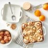 3qt Square Stoneware Baking Dish With Handles Cream/Clay - Hearth & Hand™ With Magnolia -Hearth & Hand With Magnolia Shop GUEST 0aba3e4b 5334 431a b655 c690851b9fa9