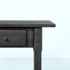 Wood Turned Leg Accent Table With Drawer - Black - Hearth & Hand™ With Magnolia -Hearth & Hand With Magnolia Shop GUEST 11245e89 340a 4023 8e75 c80fdf9014e9