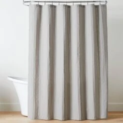 Crinkle Stripe Woven Shower Curtain - Hearth & Hand™ With Magnolia -Hearth & Hand With Magnolia Shop GUEST 12eccc21 15b6 4f53 9374 db40d0d2b19d