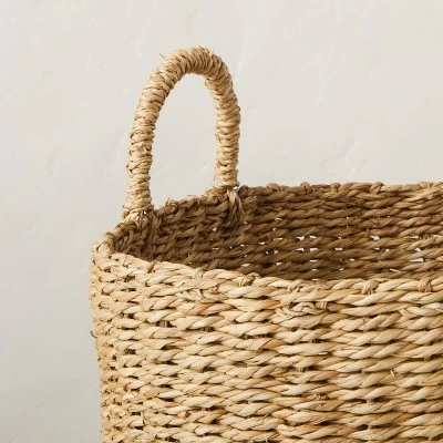 Large Twisted Seagrass Storage Basket - Hearth & Hand™ With Magnolia 5 Large Twisted Seagrass Storage Basket - Hearth & Hand™ With Magnolia - Image 3