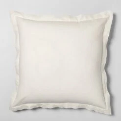 26"x26" Cotton & Linen Blend Euro Pillow - Hearth & Hand™ With Magnolia -Hearth & Hand With Magnolia Shop GUEST 13ff8b03 195c 4d16 b116 932032f3a8a8