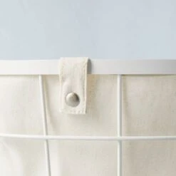 Wire & Fabric Laundry Hamper Sour Cream - Hearth & Hand™ With Magnolia 9 Wire & Fabric Laundry Hamper Sour Cream - Hearth & Hand™ With Magnolia -Hearth & Hand With Magnolia Shop GUEST 1670076e 4509 4175 a2e3 85ba24f3481e