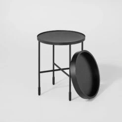 Wood & Metal Accent Side Table - Black - Hearth & Hand™ With Magnolia -Hearth & Hand With Magnolia Shop GUEST 1bdbe248 62cb 43ab a481 cd02826c10da