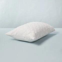 Diamond Stripe Matelassé Pillow Sham - Hearth & Hand™ With Magnolia -Hearth & Hand With Magnolia Shop GUEST 1d1dfbac f897 4282 b3ef 0d6687000785