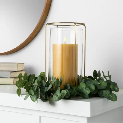 Faux Eucalyptus Wreath - Hearth & Hand™ With Magnolia 3 Faux Eucalyptus Wreath - Hearth & Hand™ With Magnolia