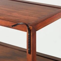 40" 4-Shelf Wood & Cane Transitional Ladder Bookshelf - Brown - Hearth & Hand™ With Magnolia -Hearth & Hand With Magnolia Shop GUEST 26f759d4 4d8f 4a17 b992 fcd6ff400d2b