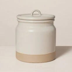 Dry Goods Stoneware Crock Canister Warm Gray/Clay - Hearth & Hand™ With Magnolia 13 Dry Goods Stoneware Crock Canister Warm Gray/Clay - Hearth & Hand™ With Magnolia -Hearth & Hand With Magnolia Shop GUEST 276e425a 33ae 423c 93b3 aa935cdd40be
