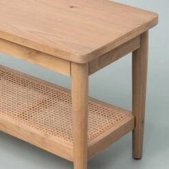 Wood & Cane Bench Natural - Hearth & Hand™ With Magnolia -Hearth & Hand With Magnolia Shop GUEST 3148ecc4 67d2 4687 b753 97399c771307