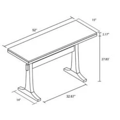 Pedestal Wood Console Table - Natural - Hearth & Hand™ With Magnolia -Hearth & Hand With Magnolia Shop GUEST 31a54363 58b5 41eb a744 699d14d31368