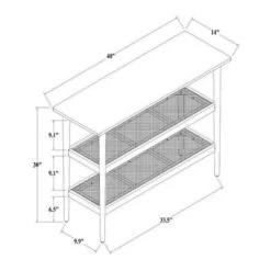 Wood & Cane Console Table - Hearth & Hand™ With Magnolia -Hearth & Hand With Magnolia Shop GUEST 3227c679 bb9c 4409 85d4 8475b7a72706