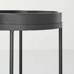 Wood & Metal Accent Side Table - Black - Hearth & Hand™ With Magnolia -Hearth & Hand With Magnolia Shop GUEST 398b9ac5 fc9a 467a 9b32 9468b6a80411
