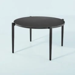Round Metal Outdoor Coffee Table - Black - Hearth & Hand™ With Magnolia -Hearth & Hand With Magnolia Shop GUEST 3bfb75fd c443 4c3a 8442 3fd3011ab542