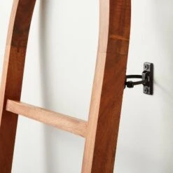 6' Arched Wood Throw Blanket Ladder Brown - Hearth & Hand™ With Magnolia -Hearth & Hand With Magnolia Shop GUEST 462c8543 8227 4209 b77a 2d7058f0ef20