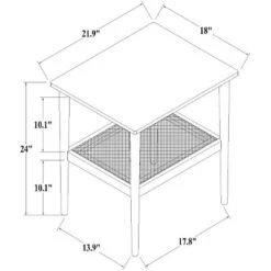 Wood & Cane Square Accent Side Table - Hearth & Hand™ With Magnolia 18 Wood & Cane Square Accent Side Table - Hearth & Hand™ With Magnolia -Hearth & Hand With Magnolia Shop GUEST 46b28839 eb42 4b32 a0f7 6d40fd6b5238