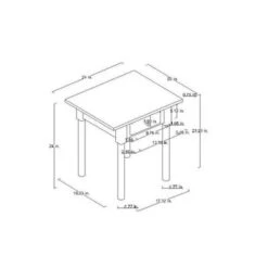 Wood Turned Leg Accent Table With Drawer - Black - Hearth & Hand™ With Magnolia -Hearth & Hand With Magnolia Shop GUEST 46fe5e86 19d8 496b adcc 52b5612580c0