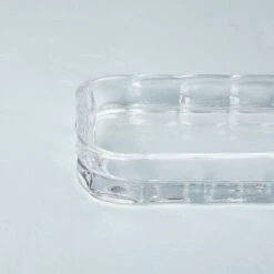 5"x9" Sculpted Glass Vanity Tray Clear - Hearth & Hand™ With Magnolia -Hearth & Hand With Magnolia Shop GUEST 48796d66 4831 4c84 a62e 12bb89995810