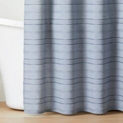 Tonal Stripe Woven Shower Curtain - Hearth & Hand™ With Magnolia