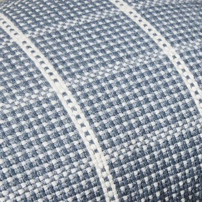 Textured Grid Lines Indoor/Outdoor Throw Pillow - Hearth & Hand™ With Magnolia 4 Textured Grid Lines Indoor/Outdoor Throw Pillow - Hearth & Hand™ With Magnolia - Image 2