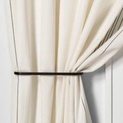 Drapery Holdback Matte Black - Hearth & Hand™ With Magnolia