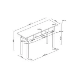 Wood Turned Leg Console Table With Drawer - Black - Hearth & Hand™ With Magnolia -Hearth & Hand With Magnolia Shop GUEST 4f864ea5 f882 4b0a ae47 cb2e7e598b68