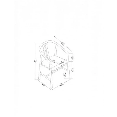 Sculpted Wood Dining Chair - Hearth & Hand™ With Magnolia 8 Sculpted Wood Dining Chair - Hearth & Hand™ With Magnolia - Image 6