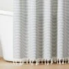 Ticking Stripe Woven Shower Curtain Gray/Cream - Hearth & Hand™ With Magnolia 1 Ticking Stripe Woven Shower Curtain Gray/Cream - Hearth & Hand™ With Magnolia -Hearth & Hand With Magnolia Shop GUEST 5500a55b 7362 4126 b673 ec4a2638a49e