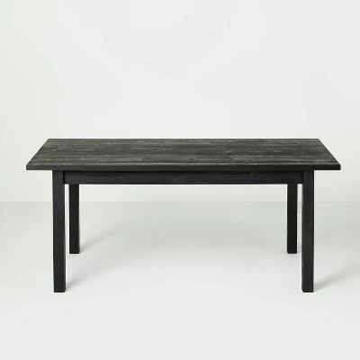 Wood Dining Table Black - Hearth & Hand™ With Magnolia 4 Wood Dining Table Black - Hearth & Hand™ With Magnolia - Image 2