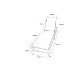 Cushioned Metal Outdoor Chaise Lounge - Cream/Black - Hearth & Hand™ With Magnolia 13 Cushioned Metal Outdoor Chaise Lounge - Cream/Black - Hearth & Hand™ With Magnolia -Hearth & Hand With Magnolia Shop GUEST 5aea971d 1fef 4f38 8fbd eaf2107841f5