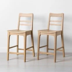 2pk Wood Ladder Back Counter Stool - Hearth & Hand™ With Magnolia -Hearth & Hand With Magnolia Shop GUEST 5e476085 9714 42c6 8a6c 73916fa4641e