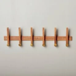 Wood & Brass Hook Rail - Hearth & Hand™ With Magnolia -Hearth & Hand With Magnolia Shop GUEST 5fe65c76 4fe6 4344 82dd aaeff895e738