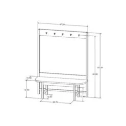 Wood Entryway Bench & Hall Tree - Black - Hearth & Hand™ With Magnolia 13 Wood Entryway Bench & Hall Tree - Black - Hearth & Hand™ With Magnolia -Hearth & Hand With Magnolia Shop GUEST 61df1e72 413b 4942 bb01 f27ebe6bcc21