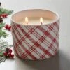 Plaid Ceramic Balsam & Berry Jar Christmas Candle Red 11oz - Hearth & Hand™ With Magnolia -Hearth & Hand With Magnolia Shop GUEST 66ccd4e1 b0b4 4c7a 8f4c 390656e2db19