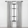 Vertical Stripe Curtain Sheer Gray/Cream - Hearth & Hand™ With Magnolia -Hearth & Hand With Magnolia Shop GUEST 69686a10 e62a 4de1 869f 9c85b0c424b8