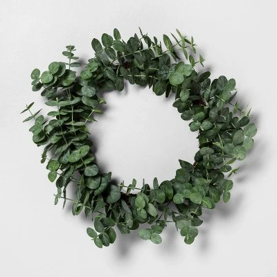 Faux Eucalyptus Wreath - Hearth & Hand™ With Magnolia 6 Faux Eucalyptus Wreath - Hearth & Hand™ With Magnolia - Image 4
