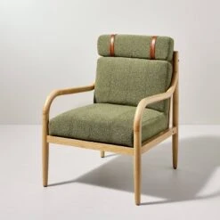 Boucle Upholstered Wood Accent Arm Chair - Hearth & Hand™ With Magnolia -Hearth & Hand With Magnolia Shop GUEST 71d31ec3 3c1c 4bcc 88c6 f44cc3ea9b77