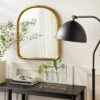 Arched Metal Frame Mirror Brass Finish - Hearth & Hand™ With Magnolia -Hearth & Hand With Magnolia Shop GUEST 72883469 76ff 4c9c ba06 664c1d1b40a8