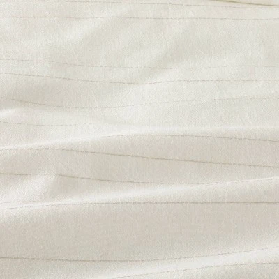 Fine Stripe Duvet & Sham Set Twilight Taupe/Sour Cream - Hearth & Hand™ With Magnolia 3 Fine Stripe Duvet & Sham Set Twilight Taupe/Sour Cream - Hearth & Hand™ With Magnolia
