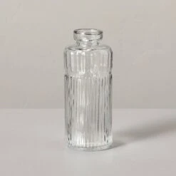 Ribbed Clear Glass Bud Vase - Hearth & Hand™ With Magnolia -Hearth & Hand With Magnolia Shop GUEST 764574cd 0304 44d3 bc76 13b58650f9b3