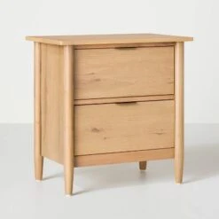 2-Drawer Wood Nightstand - Hearth & Hand™ With Magnolia -Hearth & Hand With Magnolia Shop GUEST 7813b1a6 6873 41ca b140 736925a181e7