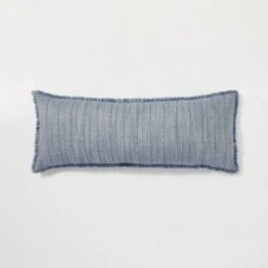 16"x42" Washed Loop Stripe Lumbar Bed Pillow - Hearth & Hand™ With Magnolia -Hearth & Hand With Magnolia Shop GUEST 7a9992aa 63c8 465c 811a 0968c290a0d8