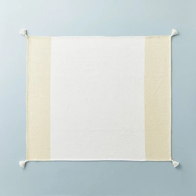 Tasseled Color Block Woven Throw Blanket - Hearth & Hand™ With Magnolia 6 Tasseled Color Block Woven Throw Blanket - Hearth & Hand™ With Magnolia - Image 4