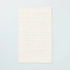 Textured Stripe Indoor/Outdoor Woven Area Rug Beige/Cream - Hearth & Hand™ With Magnolia -Hearth & Hand With Magnolia Shop GUEST 81adbddd c71c 4ad6 a930 83f20b4a4740