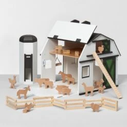 Toy Barn With Animal Figurines - Hearth & Hand™ With Magnolia