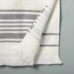 Multistripe Bath Towels Cream/Gray - Hearth & Hand™ With Magnolia -Hearth & Hand With Magnolia Shop GUEST 82d541a5 984c 4560 a2fc 306bc106083c