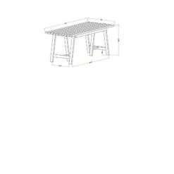 Slat Wood Outdoor Rectangular Dining Table - Natural - Hearth & Hand™ With Magnolia -Hearth & Hand With Magnolia Shop GUEST 842ade08 1231 42f5 99c2 7b4f32574962