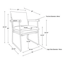 Cushioned Metal & Wood Accent Arm Chair - Cream/Black - Hearth & Hand™ With Magnolia 13 Cushioned Metal & Wood Accent Arm Chair - Cream/Black - Hearth & Hand™ With Magnolia -Hearth & Hand With Magnolia Shop GUEST 84c70339 8fe6 4d7e 9c25 b29cf77d6a96