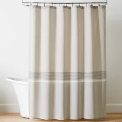Color Block Striped Woven Shower Curtain - Hearth & Hand™ With Magnolia -Hearth & Hand With Magnolia Shop GUEST 8563137c 44bf 43f6 9997 d0daf0fd1ac1
