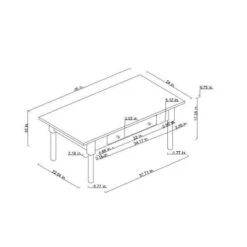 Wood Turned Leg Coffee Table With Drawer - Black - Hearth & Hand™ With Magnolia -Hearth & Hand With Magnolia Shop GUEST 8b77d792 570b 4e8b 9ce1 9989a6eb2060